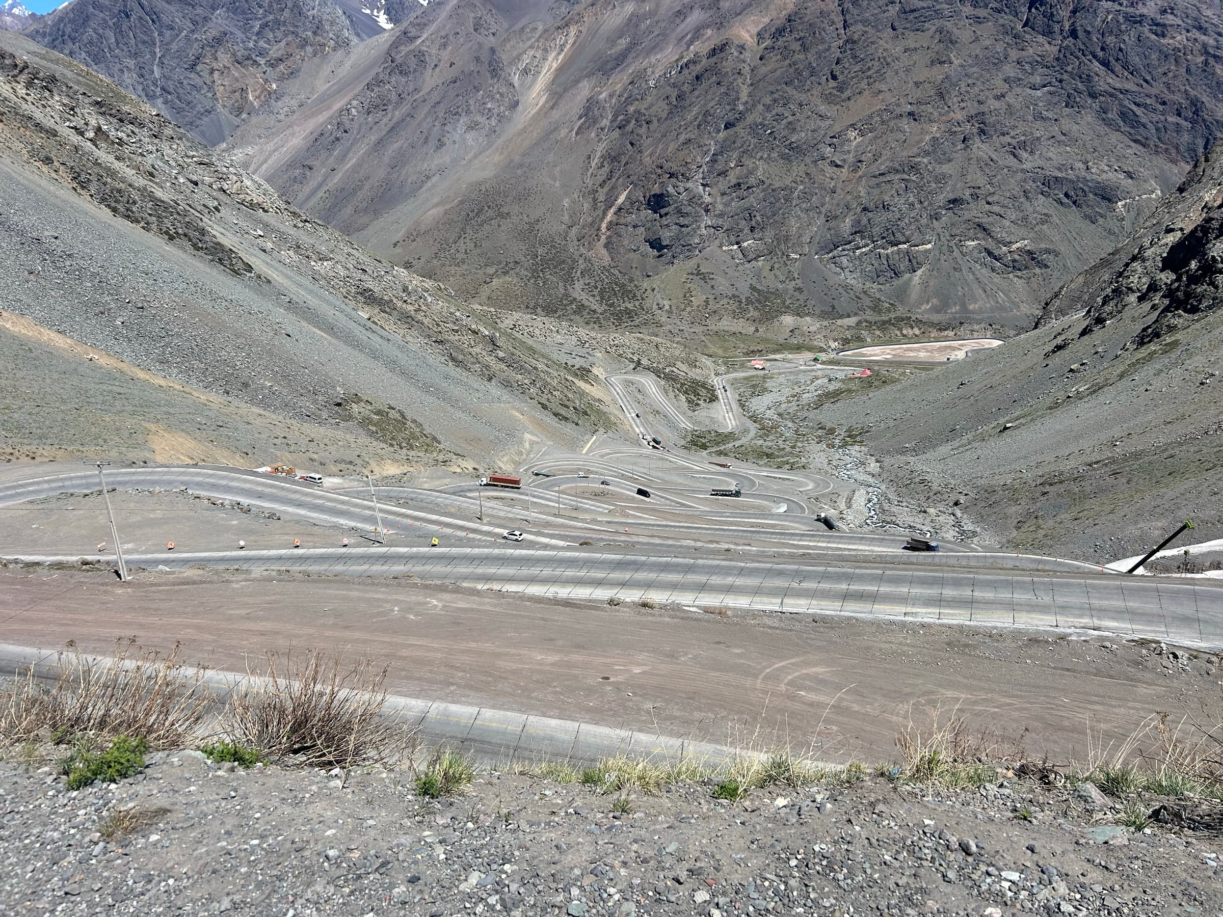 Zakola Los Caracoles na granicy z Chile.