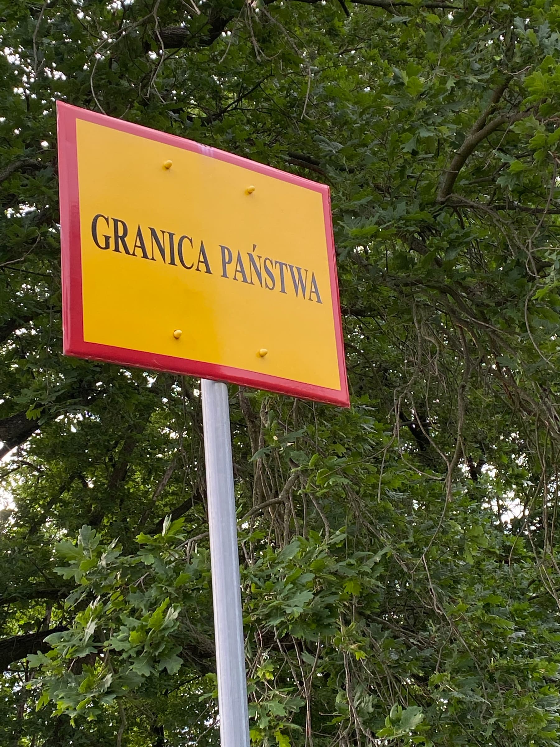 Znak Granica Państwa.